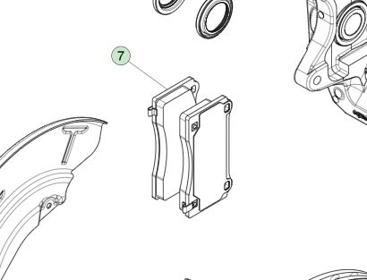 FRONT BRAKE PAD KIT SPORT 8008284-00-D Elevate Tesla’s Stopping Power