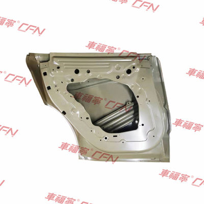 EV Car Left Rear Door - Black E-Coated Steel - 120x95x25cm