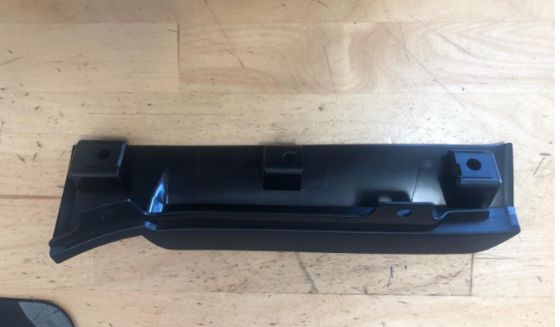 Left Hand Wheel Fairing for Tesla Model X 2015-2021 Black Plastic