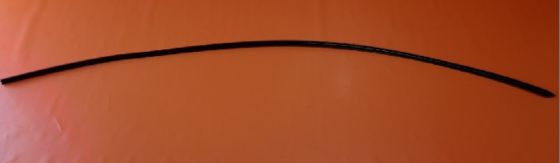 Black Rubber Brightwork for Tesla Model 3 2017+ 212x26x5mm