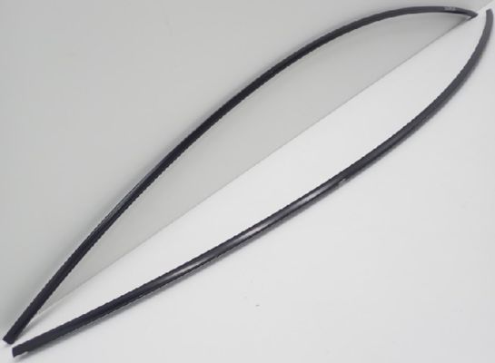 Black Rubber Brightwork for Tesla Model 3 2017+ 212x26x5mm