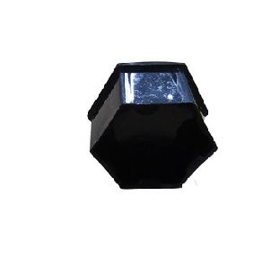 Glossy Black Tesla Wheel Nut Cover 22mm ABS Plastic 5x5x3cm