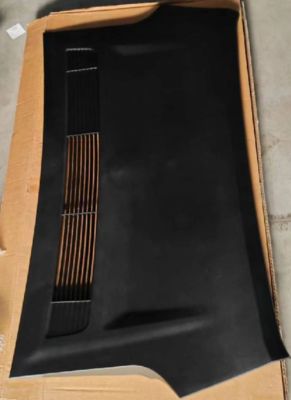 Tesla Model S 2021+ Rear Frunk Apron 40x22x6cm Black Plastic