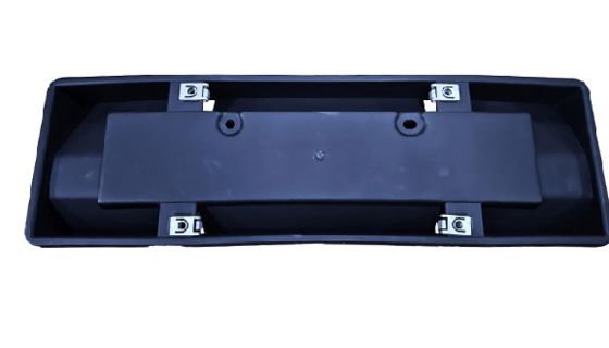 Tesla Model X Front License Plate Bracket CN-Spec 52x17x5cm Black ABS
