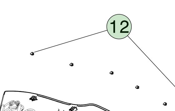 6MM Edge Clip for Tesla Model X Left-Hand 2R IB/OB Side Shield Assembly 1496105-00-B